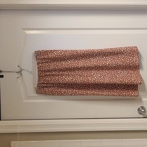 Mauve Leopard print skirt